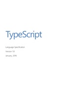 TypeScript Language Specification 封面